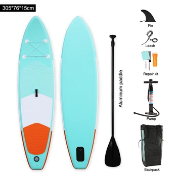 

Heytur new design Aqua color Inflatable SUP Stand up Paddle Board iSUP Inflatable Paddle Board
