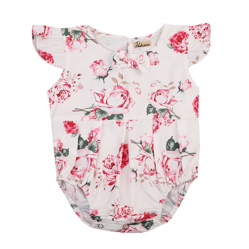 2017 New Brand pudcoco Toddler Newborn Infant Baby Girl Floral Casual
