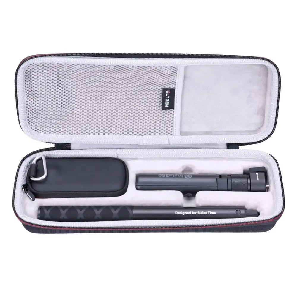 LTGEM EVA Black Hard Carrying Case for Insta360 ONE X 360 Action