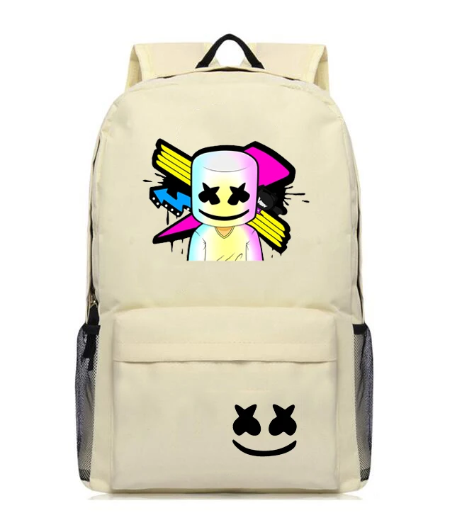 Marshmello Backpack School Bags Bookbag Children men women Shoulder Bag