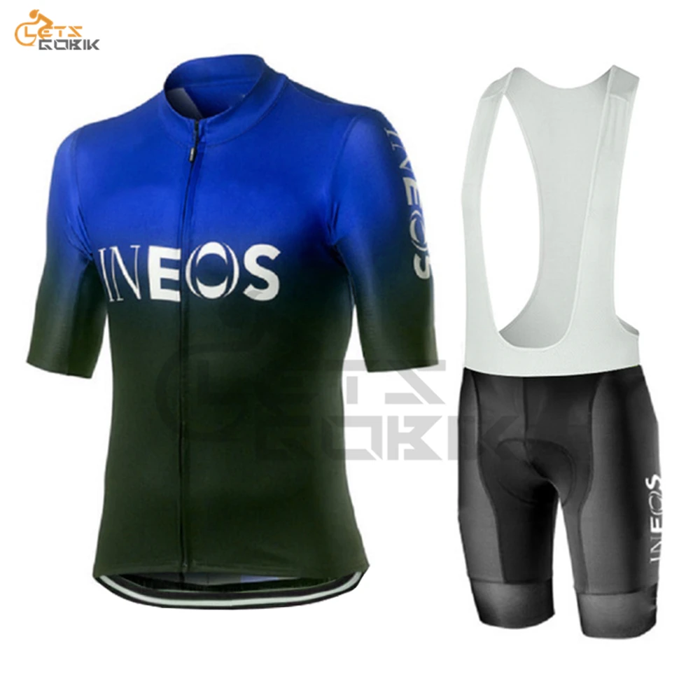 الرجال الدراجات الفانيلة 2019 برو فريق INEOS الدراجات الملابس الصيف التجفيف السريع سباق الرياضة Mtb دراجة الفانيلة الدراجة موحدة