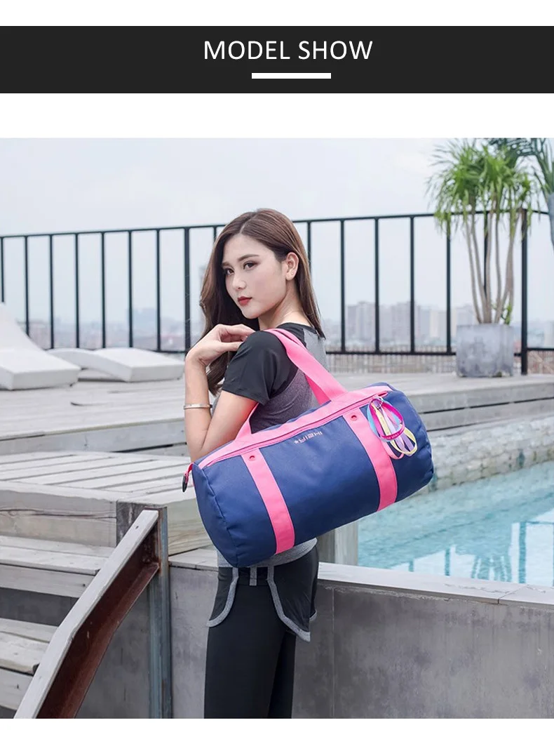 Спортивная тренировочная сумка для спортзала, водонепроницаемая женская сумка на плечо для фитнеса, йоги, прочная многофункциональная дорожная сумка, спортивная сумка