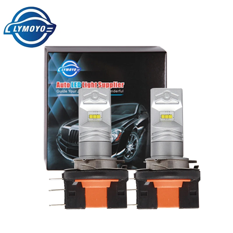 

LYMOYO Car H15 with CSP chip 6SMD drl LED auto Fog Lamp Daytime Running Light Turning Bulb Headlight For Audi BMW Mercedes DC12V