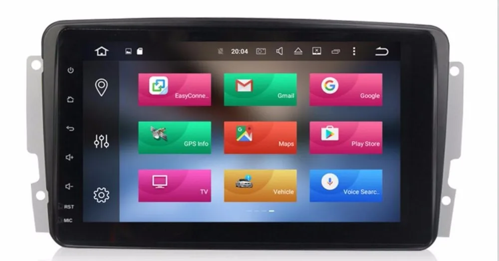 Cheap Android 9.1 HU Car Radio For Mercedes Benz CLK W209 G- Class W463 GPS car multimedia Player car audio player with canbus 1