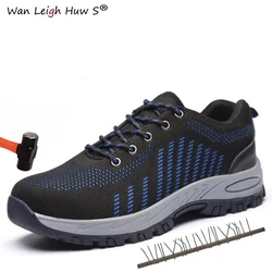 36-46 New men Fashion Steel sole Safety Shoes Breathable flying woven steel toe Boots prevent Smash and piercing mens work Shoes 36-46 New men Fashion Steel sole Safety Shoes Breathable flying woven steel toe Boots prevent Smash and piercing mens work Shoes