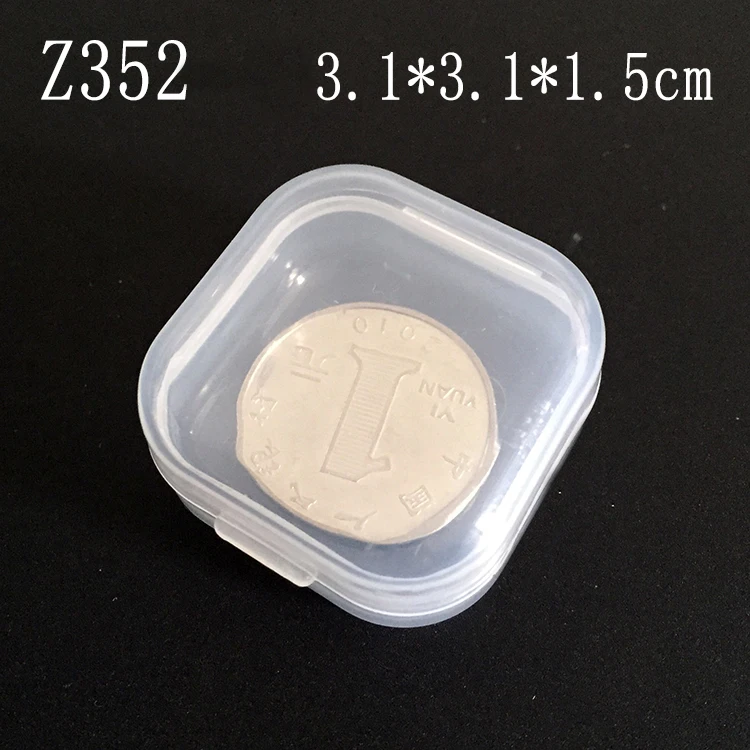 50pcs Plastic transparent small Sample box PP material Refillable box