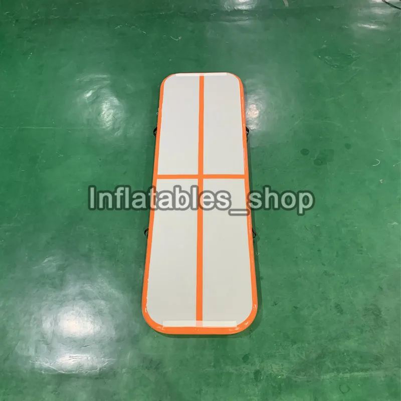 Новинка! надувная воздушная дорожка 5*1*0,2 м, 5 м, 4 м, спортивный Олимпийский коврик для спортзала Yugo, надувная воздушная дорожка для домашнего использования - Цвет: orange cross line