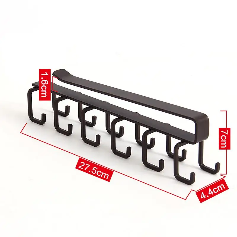 Stainless Steel Cupboard Hanger Kitchen Tool Towel Chest Hook Closet Hanging Cup Drainer Wardrobe Clothing Storage Hooks
