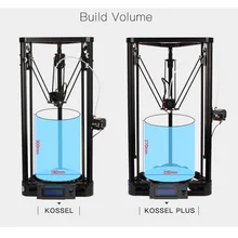 Anycubic 3d-принтер Шкив Версия Линейной направляющей плюс DIY Kit Коссель Линейные Delta Большой Размер Печати 3d-металл Принтер
