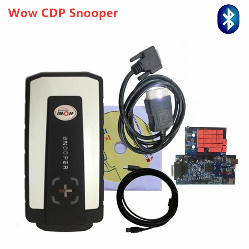 

DHL free ship!New cars trucks diagnostic WOW CDP SNOOPER tcs CDP pro with bluetooth OBD2 scanner wurth v5.008r2 keygen software