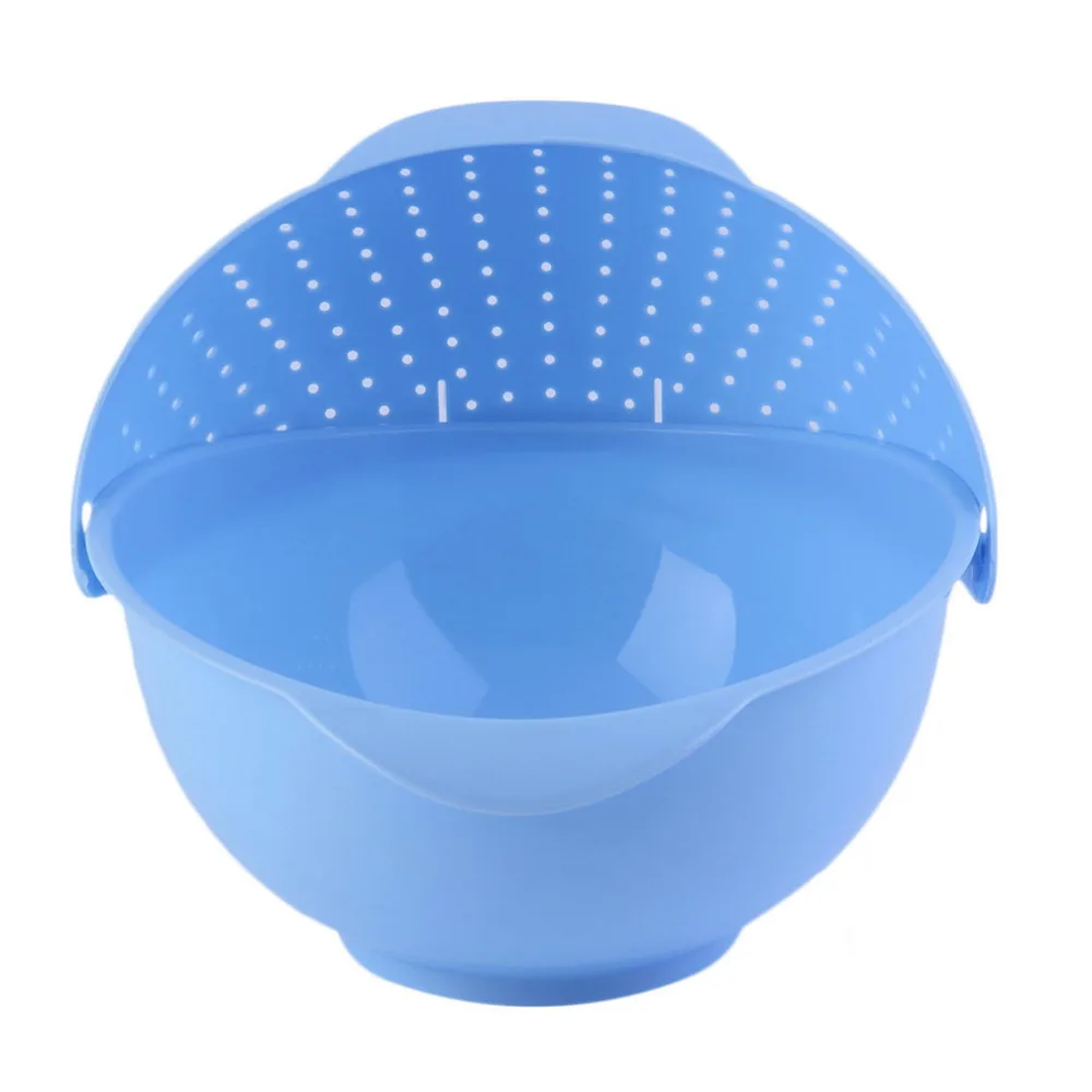 3 in 1 Super practical Creative Plastic wash rice Colander Strainer