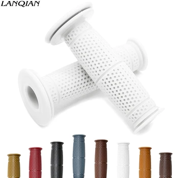 

Motorcycle Universal Retro Handle Bar Hand Grips For Honda Suzuki Kawasaki Triumph KTM BMW Aprilia Yamaha Buell Ducati Hyosung