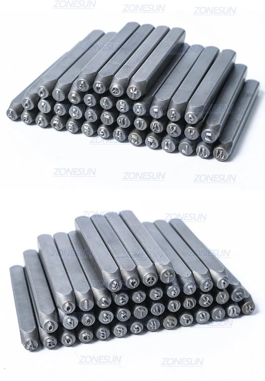 ZONESUN Jewelry Metal Stamps Alphabet Set A-Z Punch Die