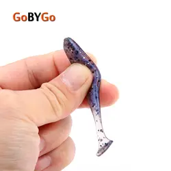GobyGo 6 шт./лот качество мягкий прикорм рыболовства 2,1 Г вьющиеся хвост 7 см личинки искусственным Неогруженные Краппи блесен