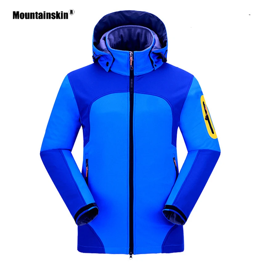 Mountainskin мужские зимние уличные спортивные толстые куртки термальные походные