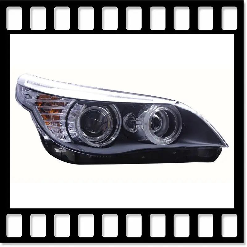 Светодиодный Автомобильные фары для BMW 5 серии E60 520 523 525 03 04 05 06 07 ангельские глазки