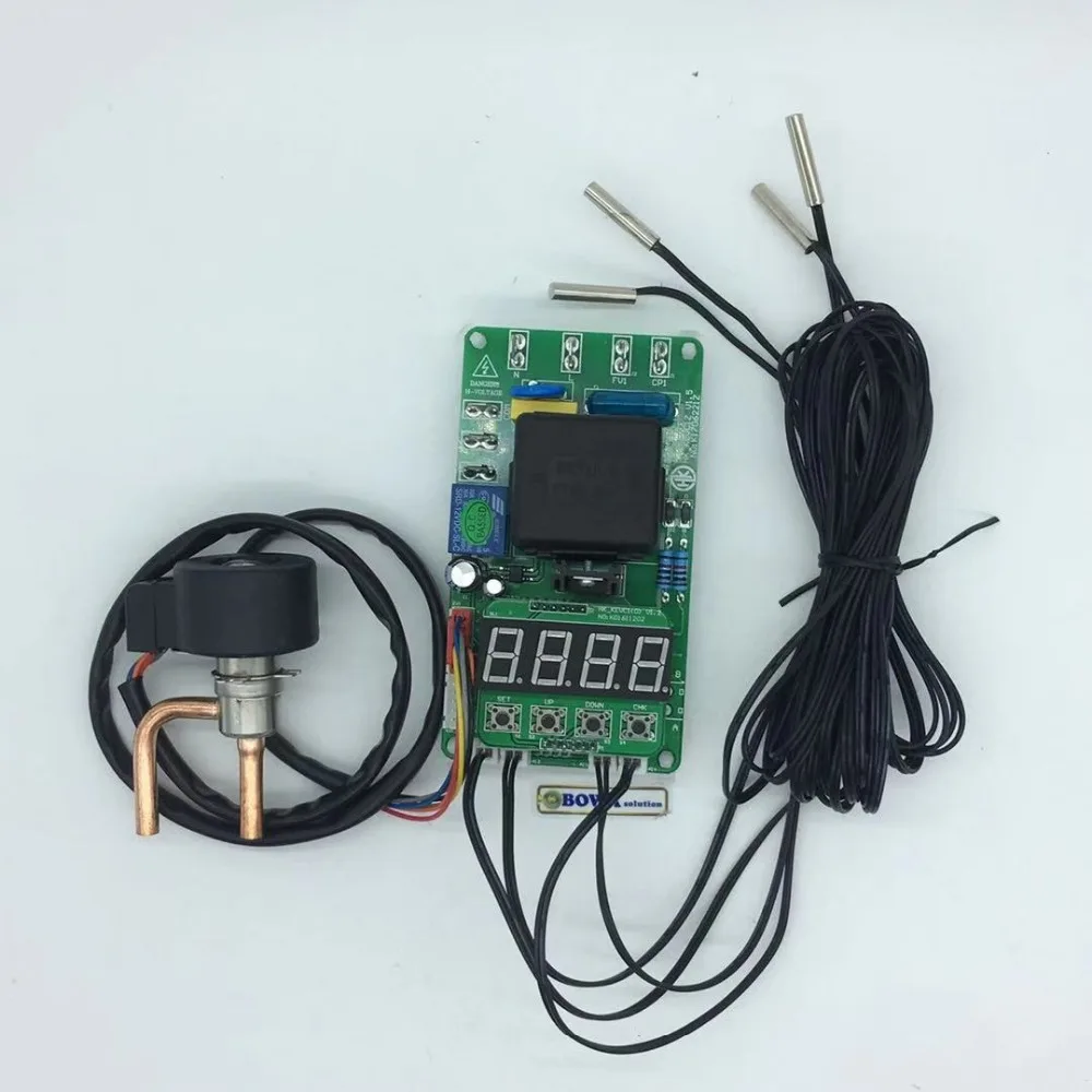 

0.1m3/h EEV with sensors & 24Vdc controller is designed for a wide range of temperature machine applications and heat pump unit