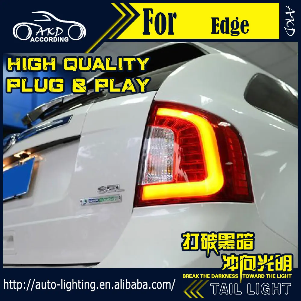 Special Price AKD Car Styling Tail Lamp for Ford Edge Tail Lights 2012-2015 LED Tail Light Signal LED DRL Stop Rear Lamp Accessories