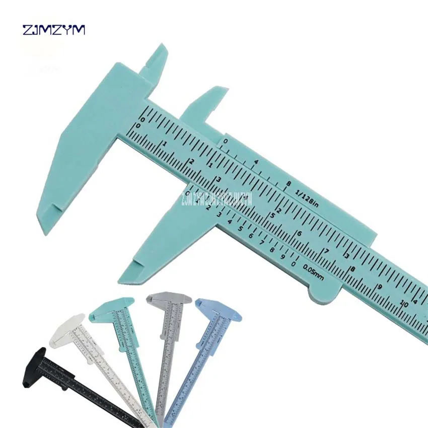 

1 piece Plastic Vernier Caliper Micrometer Gauge Measurement Range 0-150mm Measurement depth, height,green/blue/gray/black/white
