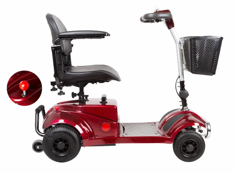 С фабрики 24 В 270 Вт старик скутер инвалидов четыре колеса электрического устойчивый городских прогулок