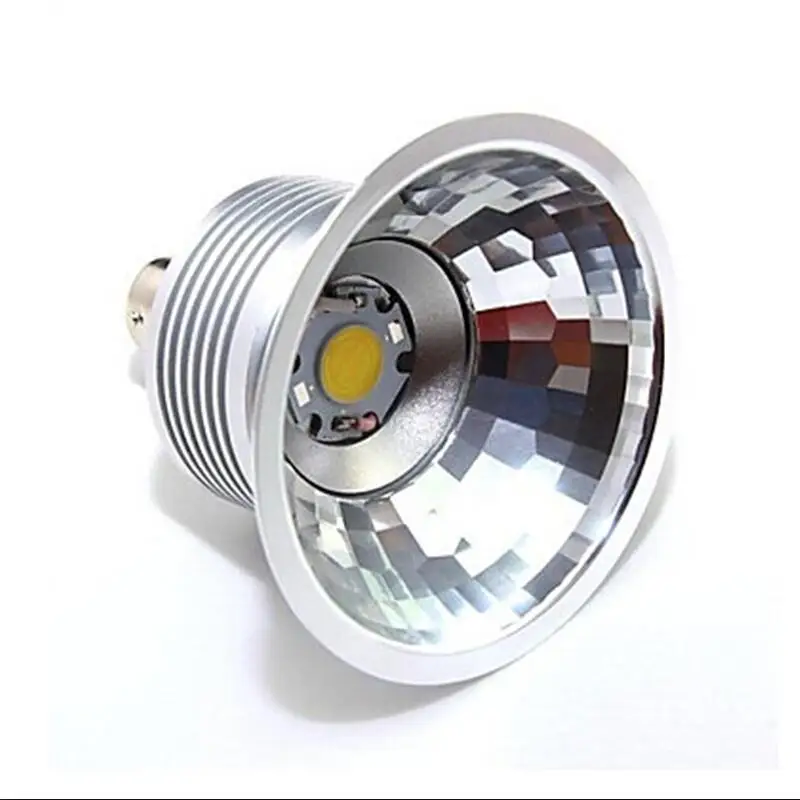

Free Shipping 7W COB AR70 LED BA15D B15 LED Bulb AC85-265/DC12V Warm White 2700K CRI 90 CREE Chip 700lm Spotlight LED