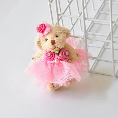 1 шт., 6 см, милый плюшевый мишка, плюшевая кукла, мультяшный плюшевый мишка, плюшевая игрушка с сердцем, прекрасный подарок на день рождения, День святого Валентина - Цвет: style5
