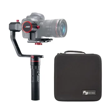 

FeiyuTech a2000 3-Axis Gimbal Stabilizer for Canon 5D Series,SONY A7 Series a6500, Panasonic GH4/GH5, Payload: 250-2000g Cameras