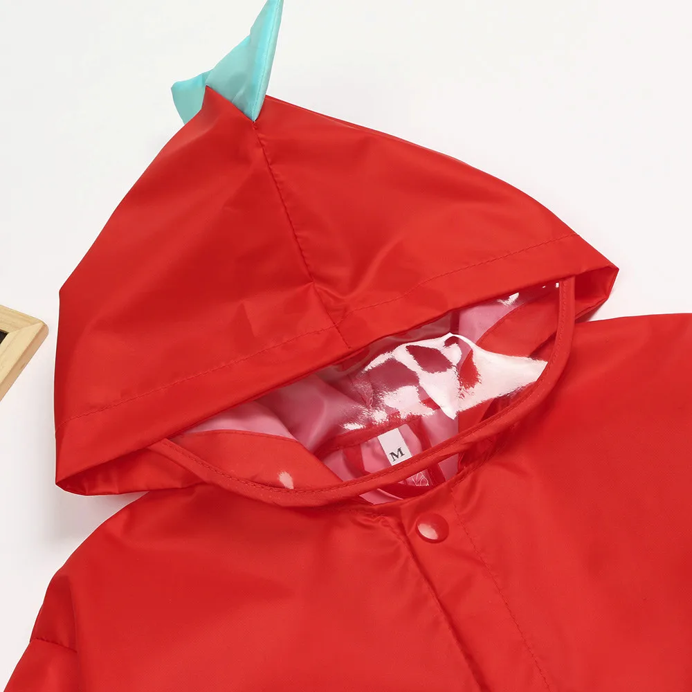 ARLONEET/милый детский водонепроницаемый плащ-дождевик с рисунком динозавра для мальчиков и девочек; ветрозащитная одежда для детского сада; плащ+ сумка; g0509