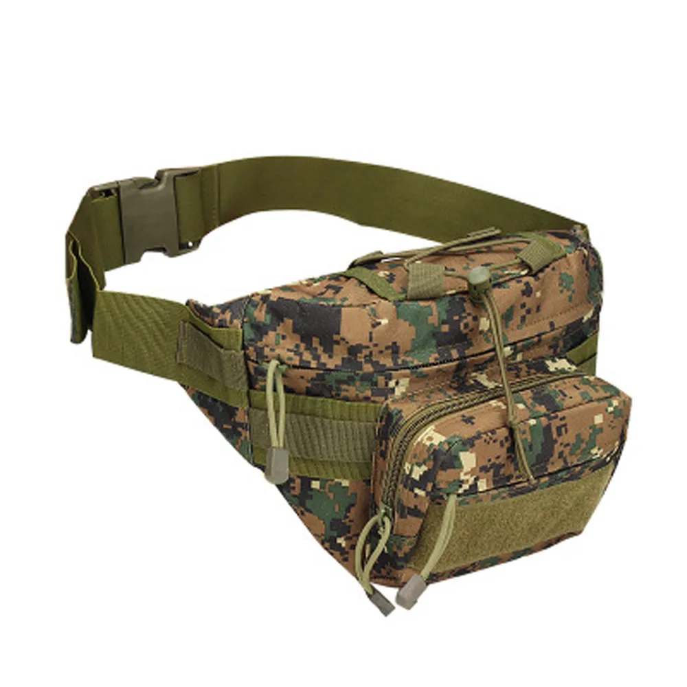 

Men Oxford Waist Bag Pacotes Trekking Belt Bag Travel Camouflage Bag pochete homem