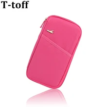 Дорожная Обложка для паспорта, кошелек, дорожная многофункциональная посылка для кредитных карт, держатель для ID, органайзер для хранения, клатч, сумка для денег