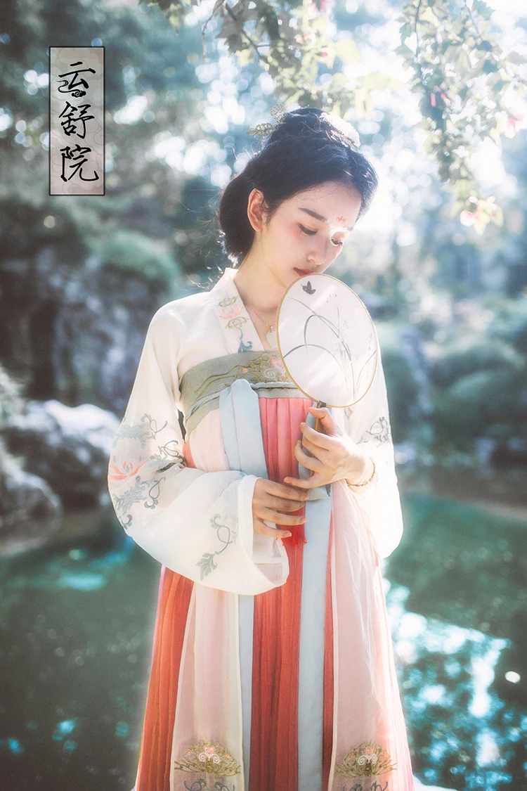 Китайский Hanfu костюм для восточных танцев, традиционная Женская одежда династии Тан, Мужская древняя народная одежда, женское сценическое платье DC1132