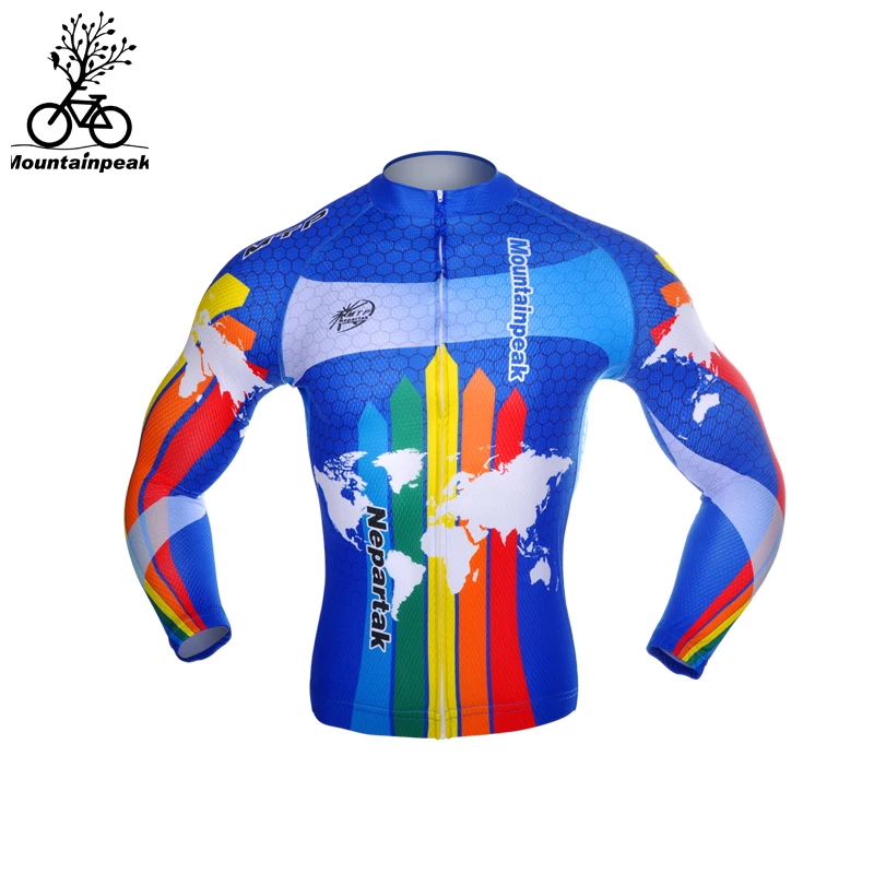 Mountainpeak-Classical-Spring-Summer-Men-Thin-Long-Sleeve-Cycling-Jersey-Anti-sweat