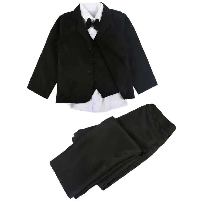 

Baby Clothes Set High-Quatity Baby Boy Classic Formal Dress Kids Blazers Jackets Boys Wedding Suit Children Outerwear 5