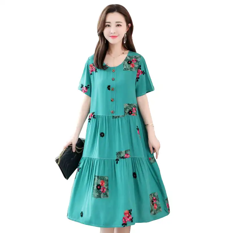 cotton summer dresses plus size