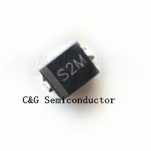 20 шт S2M с выпрямительным диодом 1000 V 2A SMB DO-214AA