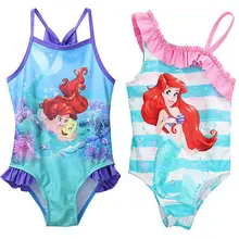 Детский купальный костюм «Русалочка» для маленьких девочек, купальник, бикини, танкини, купальный костюм
