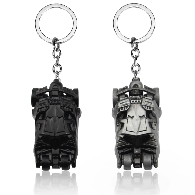 

Batmobile Key Chain Batman Superman Key Ring For Gift Chaveiro Car Keychain Movie Dawn of Justice Key Holder Souvenir