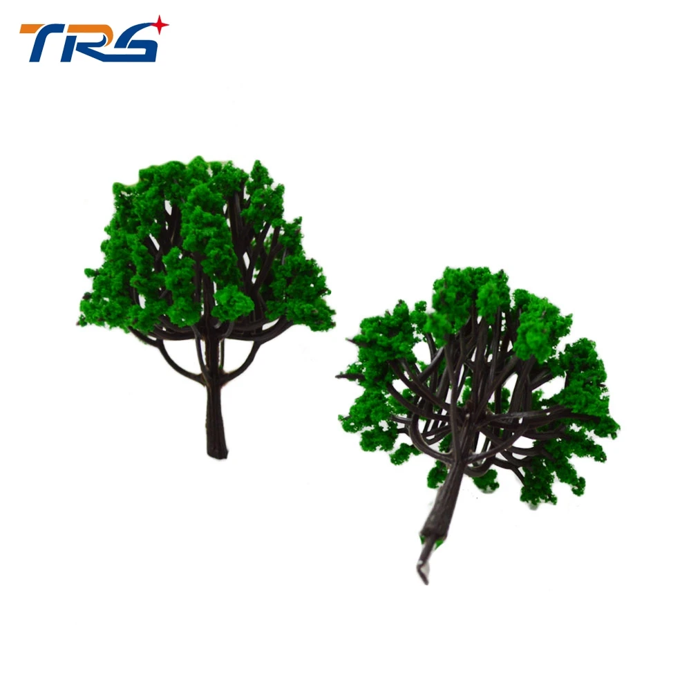 

Teraysun 6cm height green model tree for architectural scale model layout 100pcs