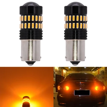 

Katur 2x 1156 Led lamp For Cars 48 Led 4014 SMD Super Bright Brake Light Turn Signals Lamp Reverse Light Parking Rear Bulb Leds