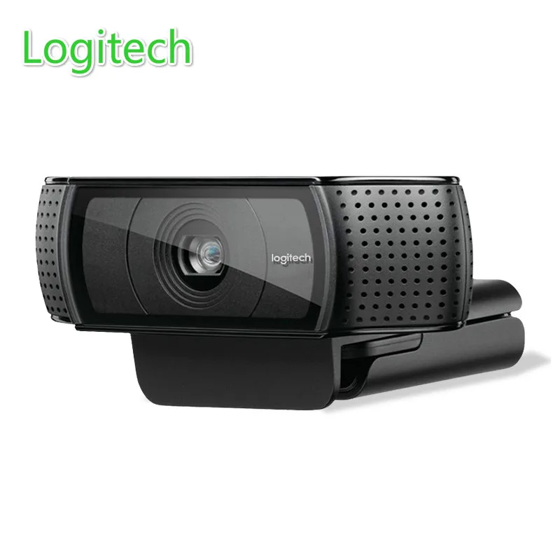 Original logitech HD Pro camera C920e, widescreen video call recording, 1080p camera, desktop or laptop camera, C920 upgrade