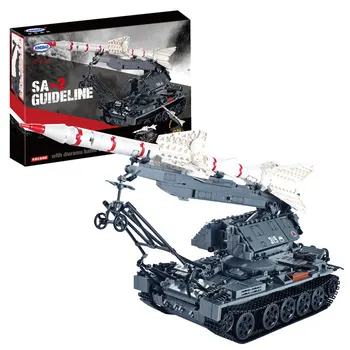 

IN STOCK XINGBAO 06003 1623Pcs Military Series The SA-2 Guideline Set Building Blocks Bricks Educational Boy`s Toys Model Gifts