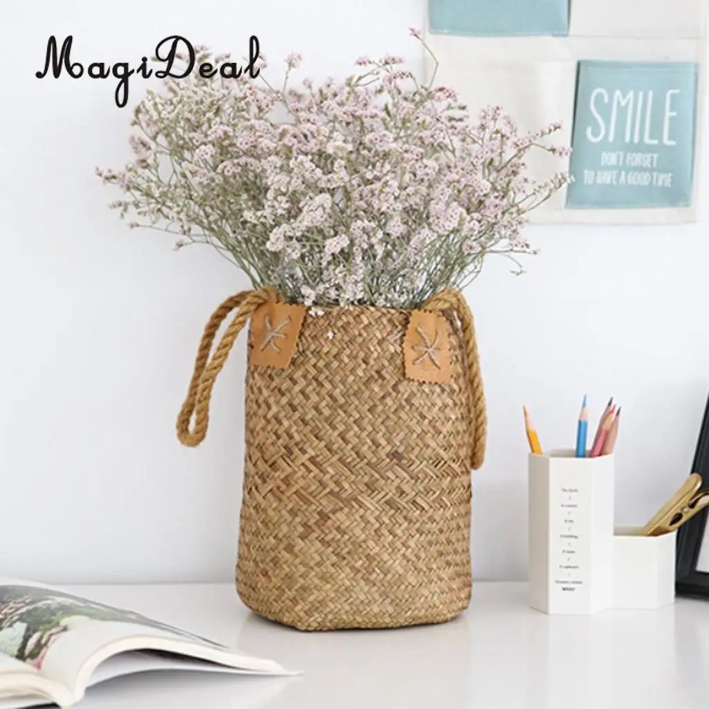Fashionable Shopping Bag Basket Storage Planter Pot Laundry Bag Shelf Stands Plant Container Window Box Bag Bin
