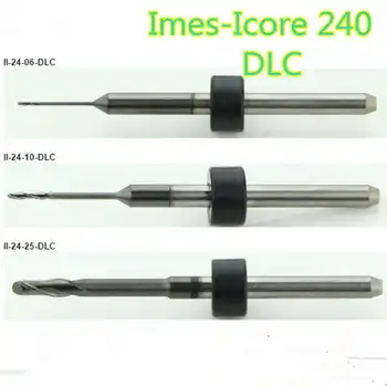 5 PCS/lot Dental Zirconia Tungste Carbide Milling Bur Machine Imes-Icore 240 System DLC 0.6/1.0/2.5mm Length 48mm Zirconia Block - Category 🛒 Beauty & Health