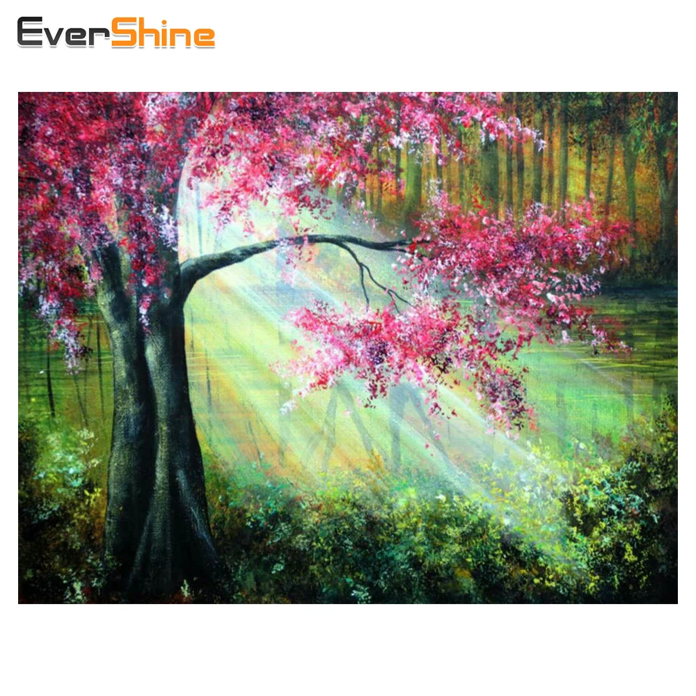 

EverShine 5D DIY Diamond Painting Cross Stitch "Landscape" Diamond Embroidery Full Square Rhinestone Mosaic Painting Home Decor