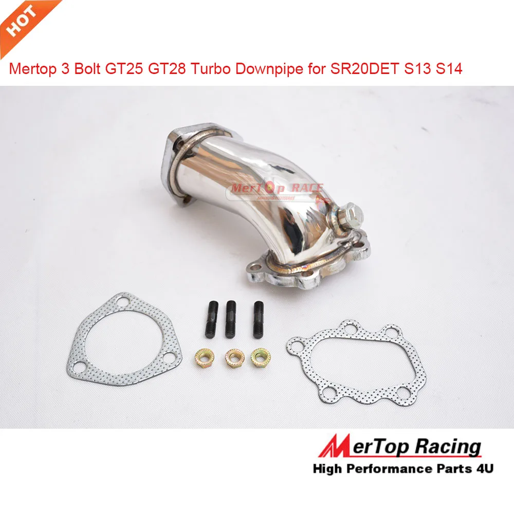 

MERTOP Gent5 Turbo SR20 Outlet Pipe Elbow SR20DET S13 S14 S15 T25/T28/GT28 Downpipe