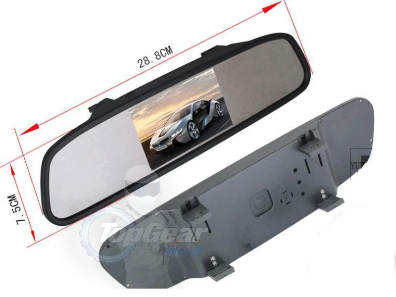 3 в 1 Специальная камера заднего вида+ беспроводной приемник+ зеркальный монитор Легкая система парковки для Nissan Qashqai J11 Dualis 2012
