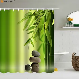 Online Shop For Popular Shower Curtain Zen Stone From Peinture Et