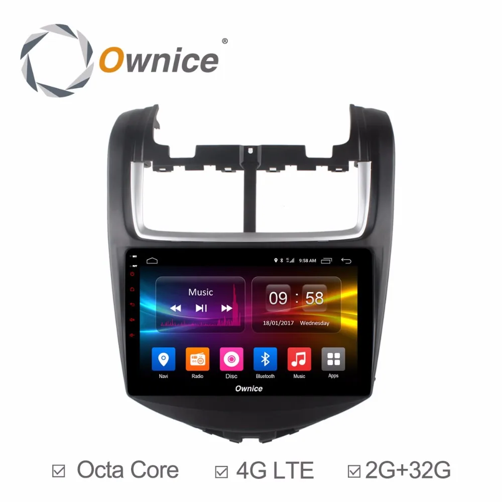 Android 6 0 Octa Core 2GB RAM + 32GB ROM 9-дюймовый автомобильный DVD-плеер для Chevrolet Aveo 2011 GPS Navi Radio