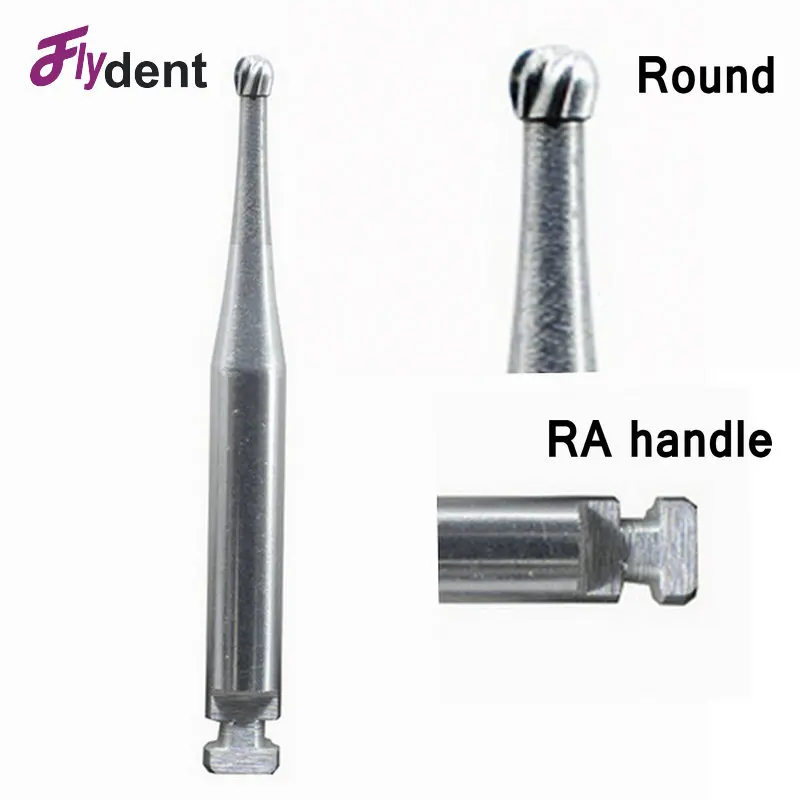 

5 Pcs Dental Product Ra Round Bur Free Shipment Dental Lab Low Speed Tungsten Carbide Burs Ra Bur