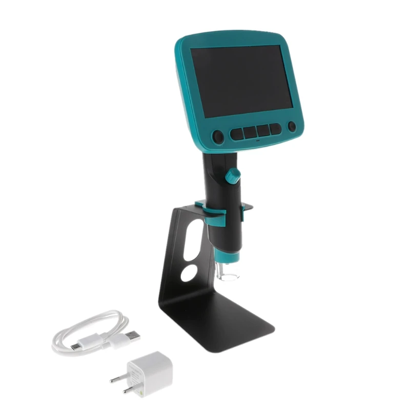 

800X USB Digital Microscope Camera 4.3" LCD Soldering Microscopes 8LED Magnifier